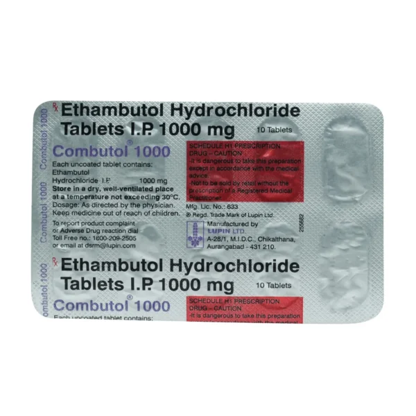 Combutol 1000 Mg (Ethambutol)