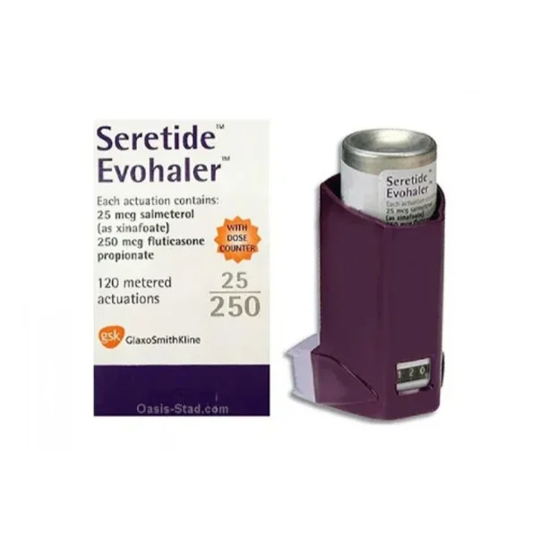 Seretide 250 Mcg Evohaler (Salmeterol/Fluticasone)