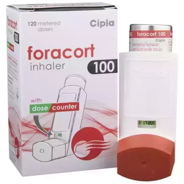 Foracort Inhaler 100 Mcg (Budesonide/ Formoterol)