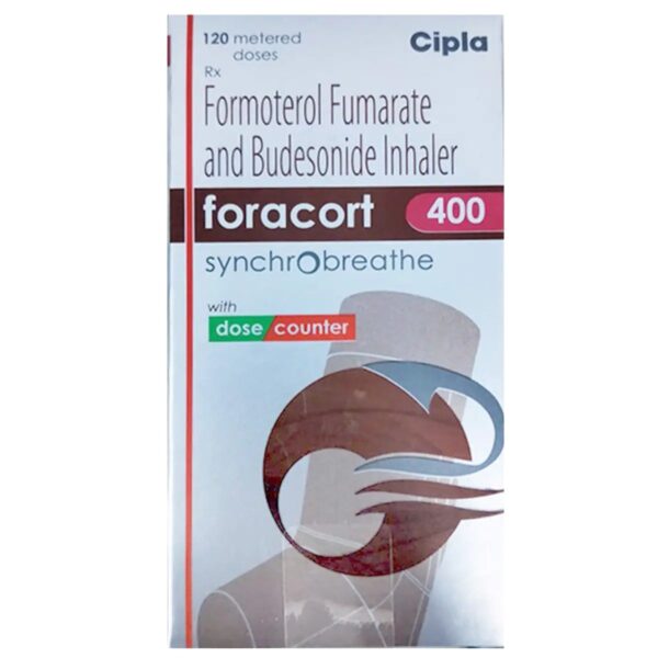 Foracort Inhaler 400 Mcg (Budesonide/Formoterol)