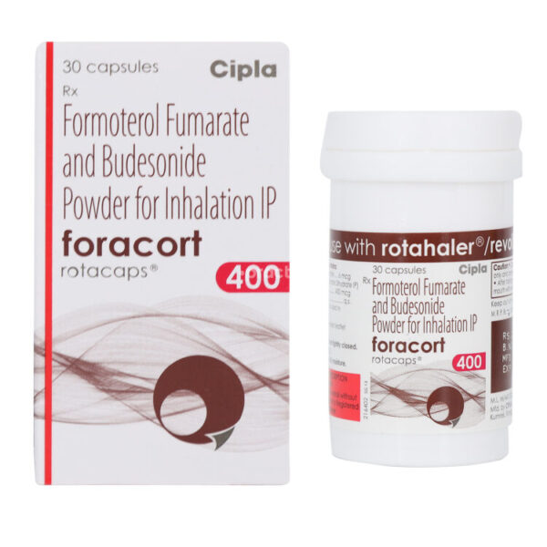 Foracort Rotacaps 400 Mcg (Budesonide/Formoterol)