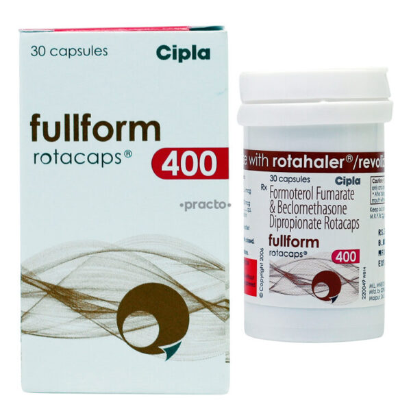 Fullform Rotacaps 400 Mcg (Beclomethasone /Formoterol)