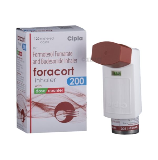 Foracort Inhaler 200 Mcg (Budesonide / Formoterol)