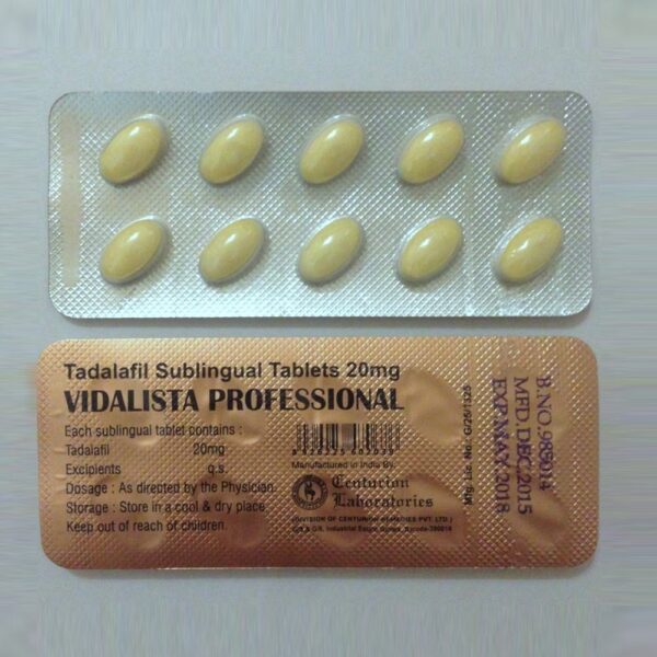 Vidalista Professional 20 Mg